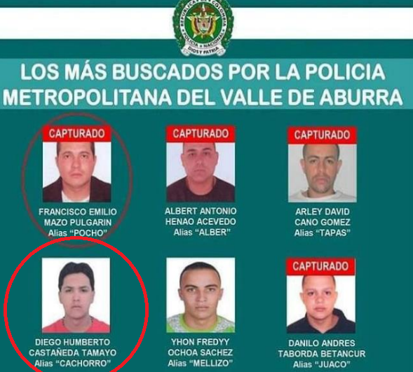 Cayó alias Cachorro, presunto líder de la temida banda de los Pachelly, en Bucaramanga.