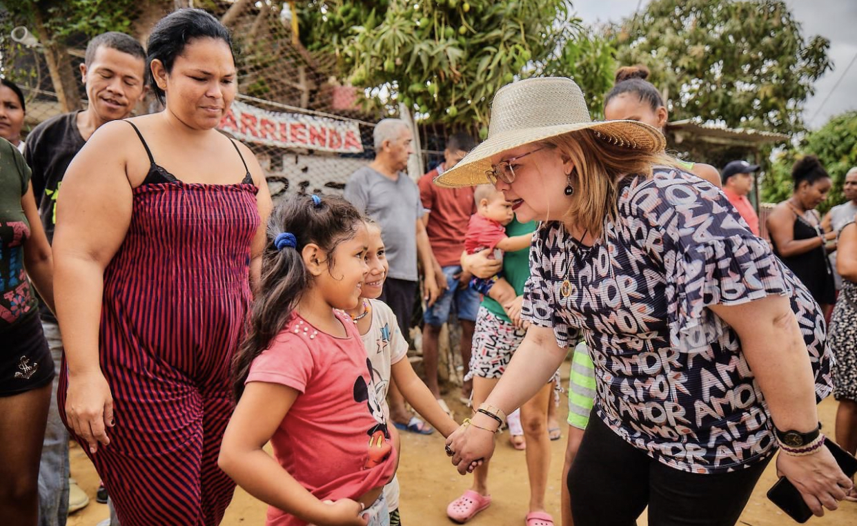 La directora del ICBF, Astrid Cáceres.