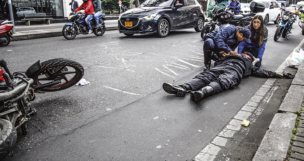  La red tiene hasta un inventario de huecos que hay en las vías de la ciudad en los que se pueden simular accidentes.