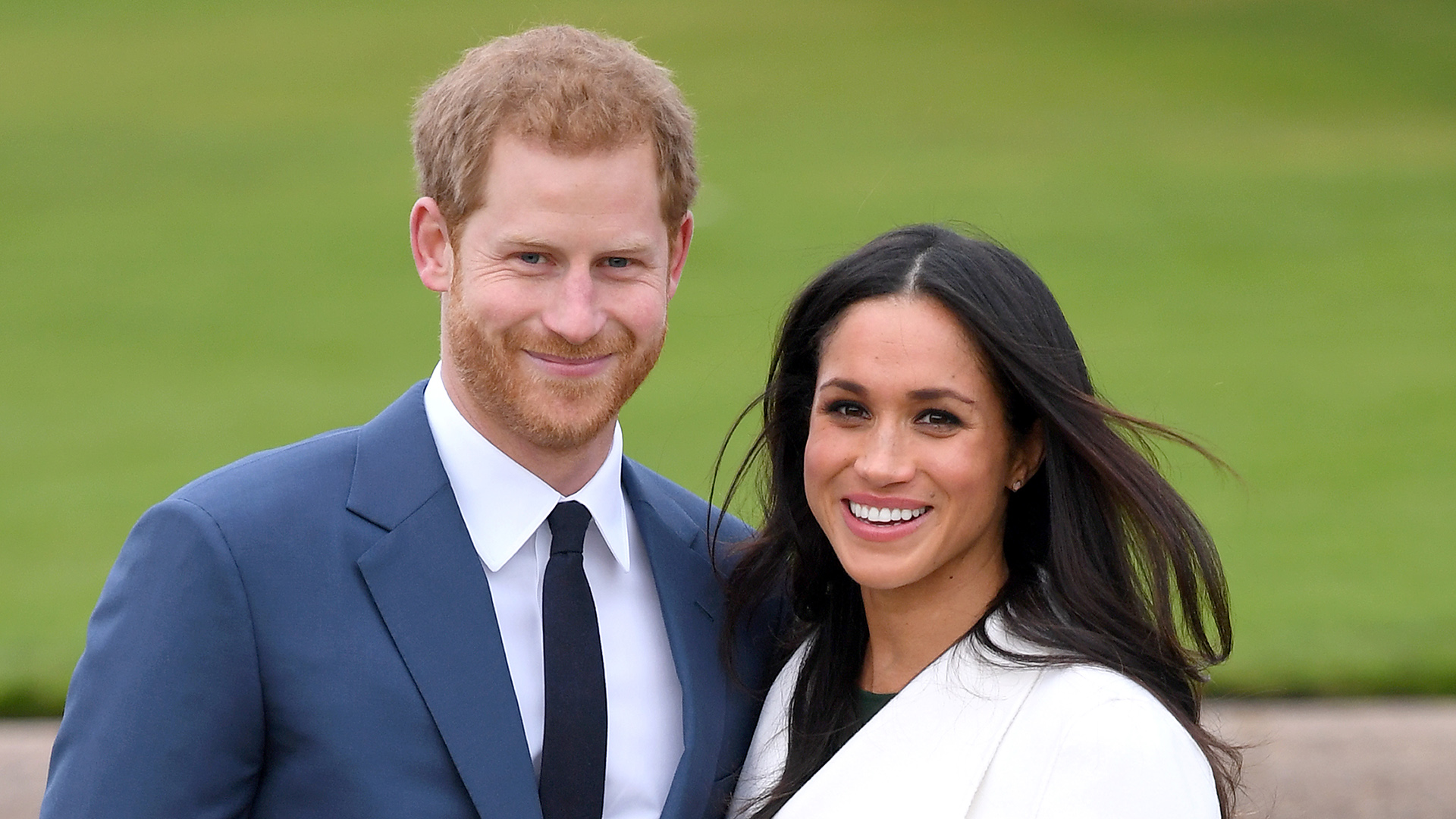 LONDON, ENGLAND - NOVEMBER 27:  Prince Harry and Meghan Markle attend an official photocall to announce their engagement at The Sunken Gardens at Kensington Palace on November 27, 2017 in London, England.  Prince Harry and Meghan Markle have been a couple officially since November 2016 and are due to marry in Spring 2018.  (Photo by Karwai Tang/WireImage)