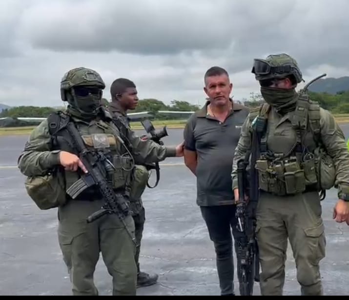 John Fredy Gallo Bedoya, alias Pájaro fue capturado este jueves.