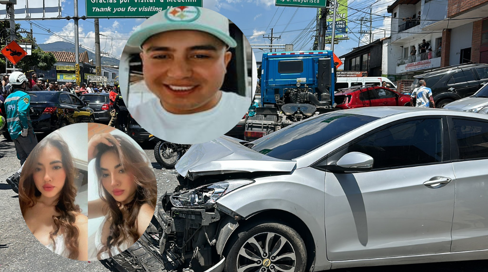 Víctimas de trágico accidente de este 2 de agosto en Medellín.