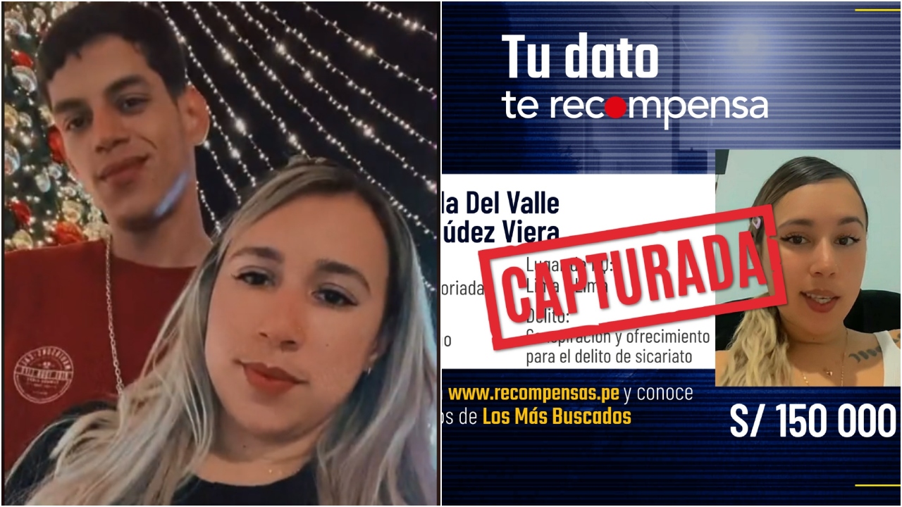 Wanda del Valle Bermúdez Viera, 'la Bebecita del Crimen', junto con su pareja, Christopher Fuentes, alias Maldito Cris.