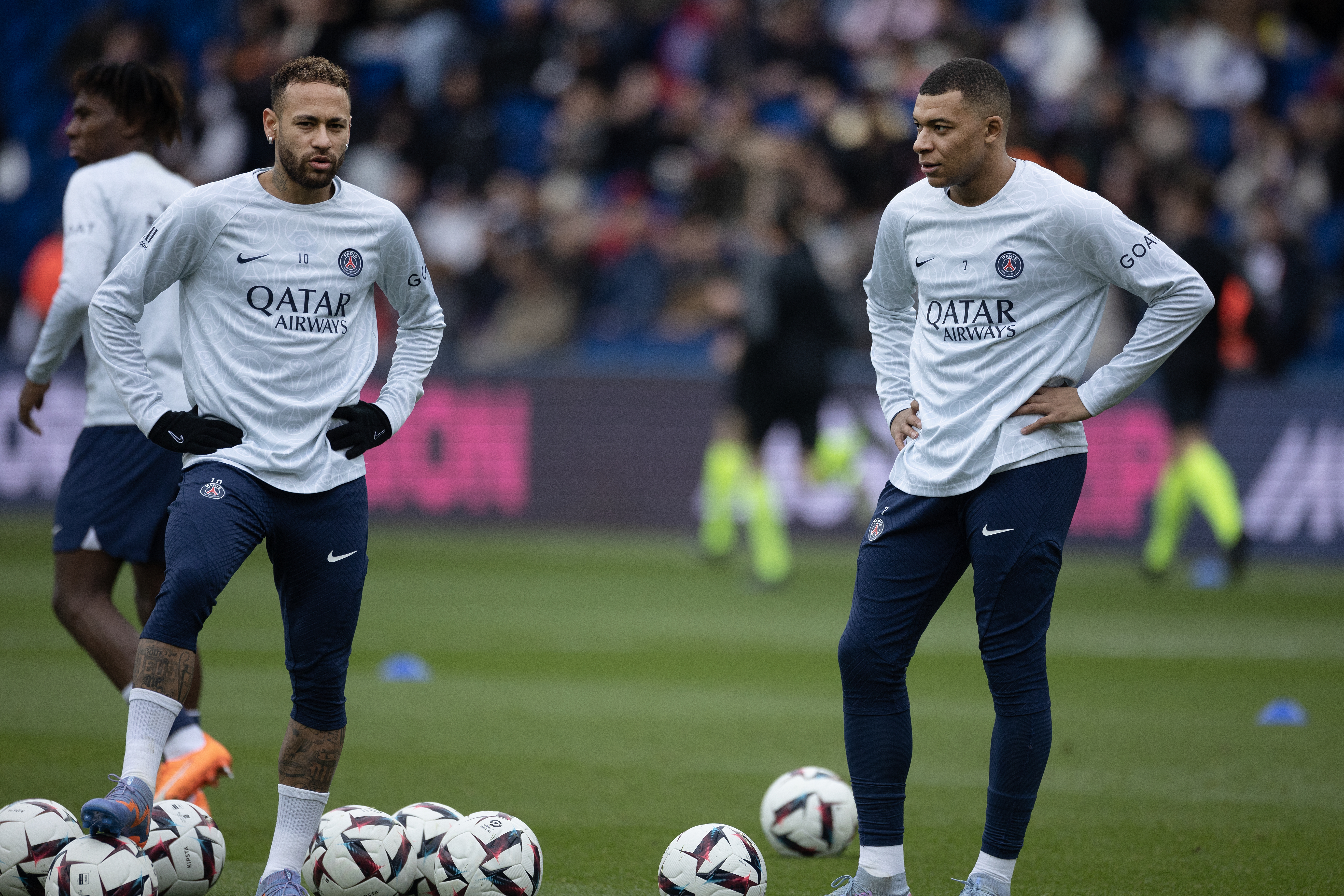 Neymar y Mbappé.