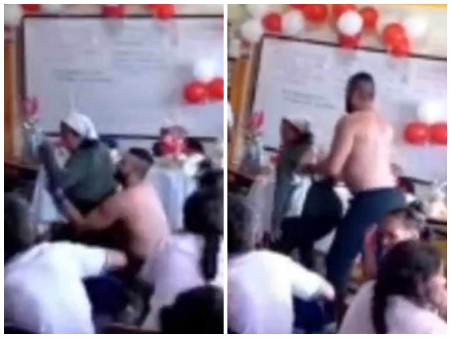 Indignación por video de profesor que se quitó la camisa ante sus  estudiantes e hizo movimientos de connotación sexual