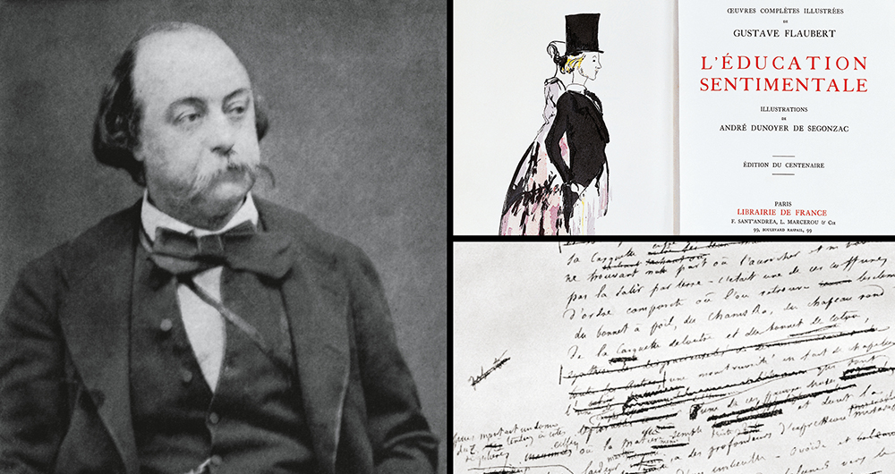  La educación sentimental fue la última novela que Flaubert publicó en vida. Cuenta la historia del joven Frédéric Moreau, quien vivió la revolución de 1848 y el Segundo Imperio francés.