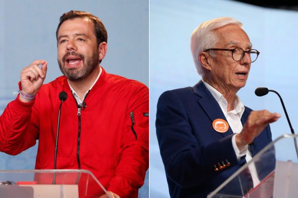 Carlos Fernando Galán y Jorge Enrique Robledo en el Debate Final de SEMANA.