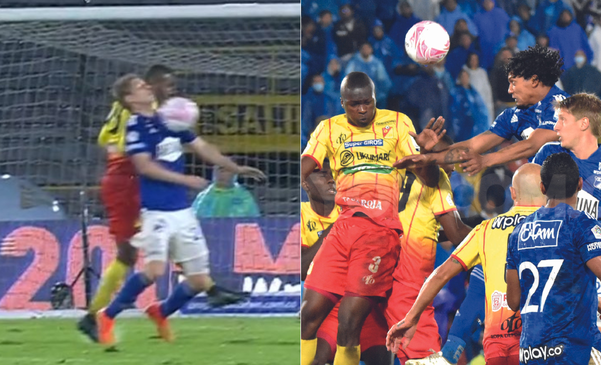 La jugada polémica de la noche en el juego entre Millos y Pereira.