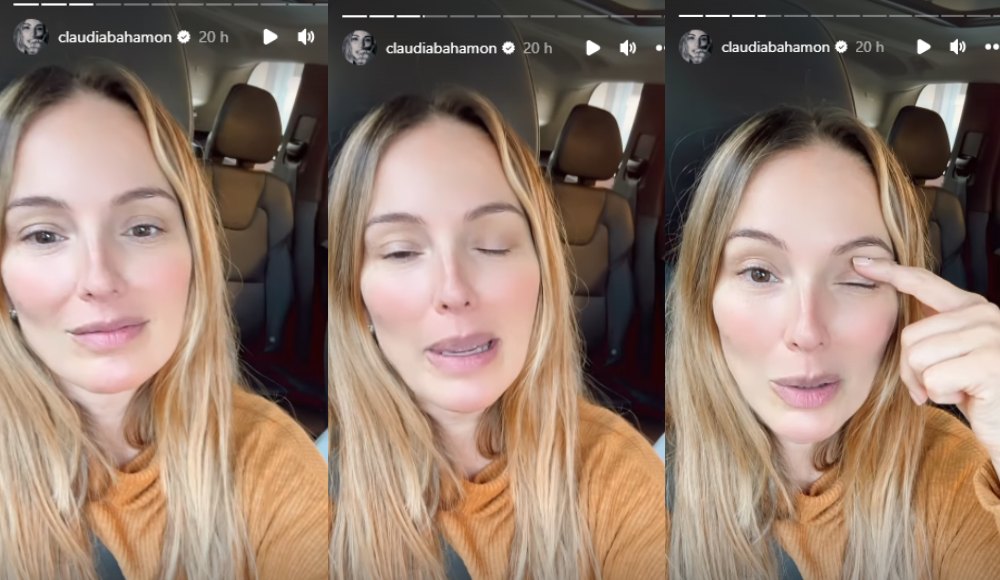 Video | Claudia Bahamón vivió particular situación con su ojo; su hijo se  burló - Semana