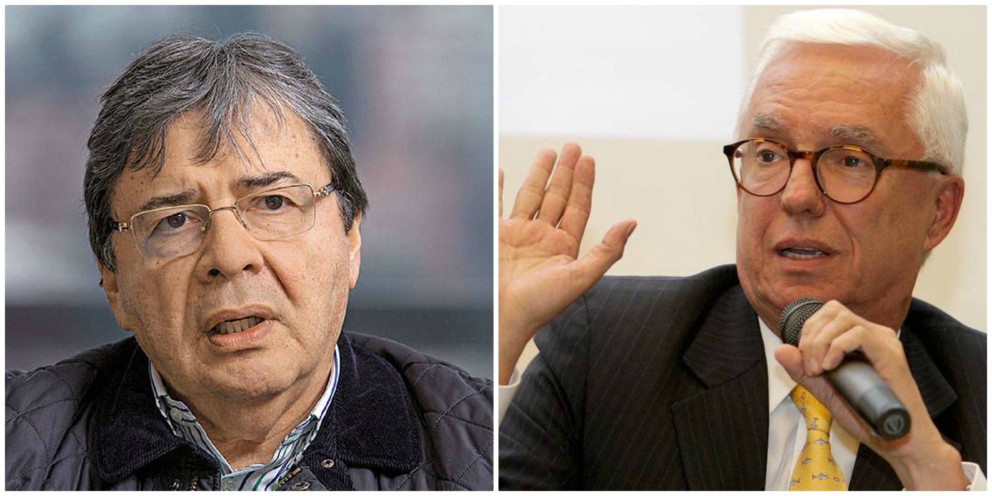 Jorge Robledo y Carlos Holmes Trujillo