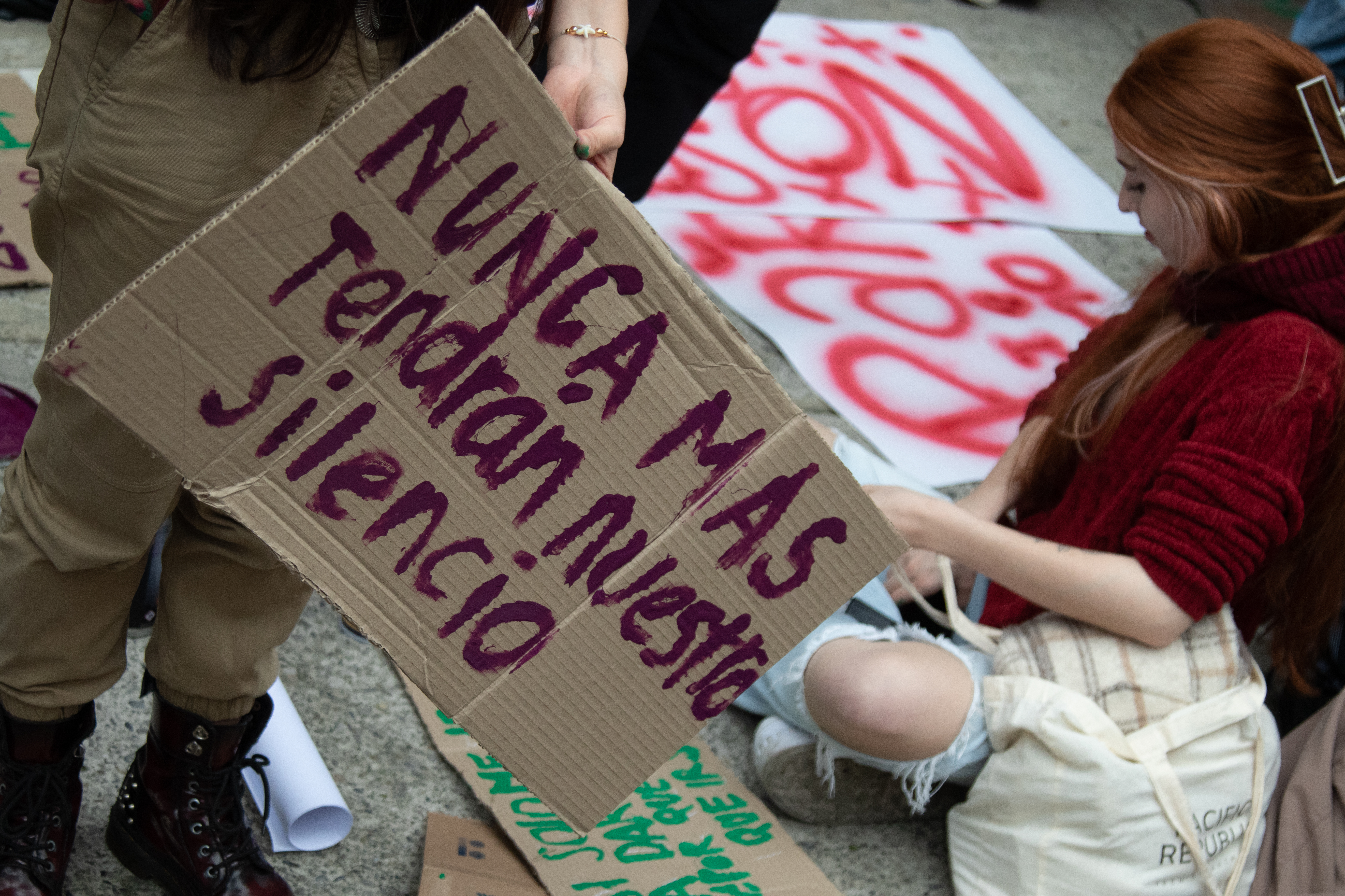 Protestas en colegio Colegio Sagrado Corazón de Jesús Bethlemitas por acoso de profesores
Foto Mario Franco