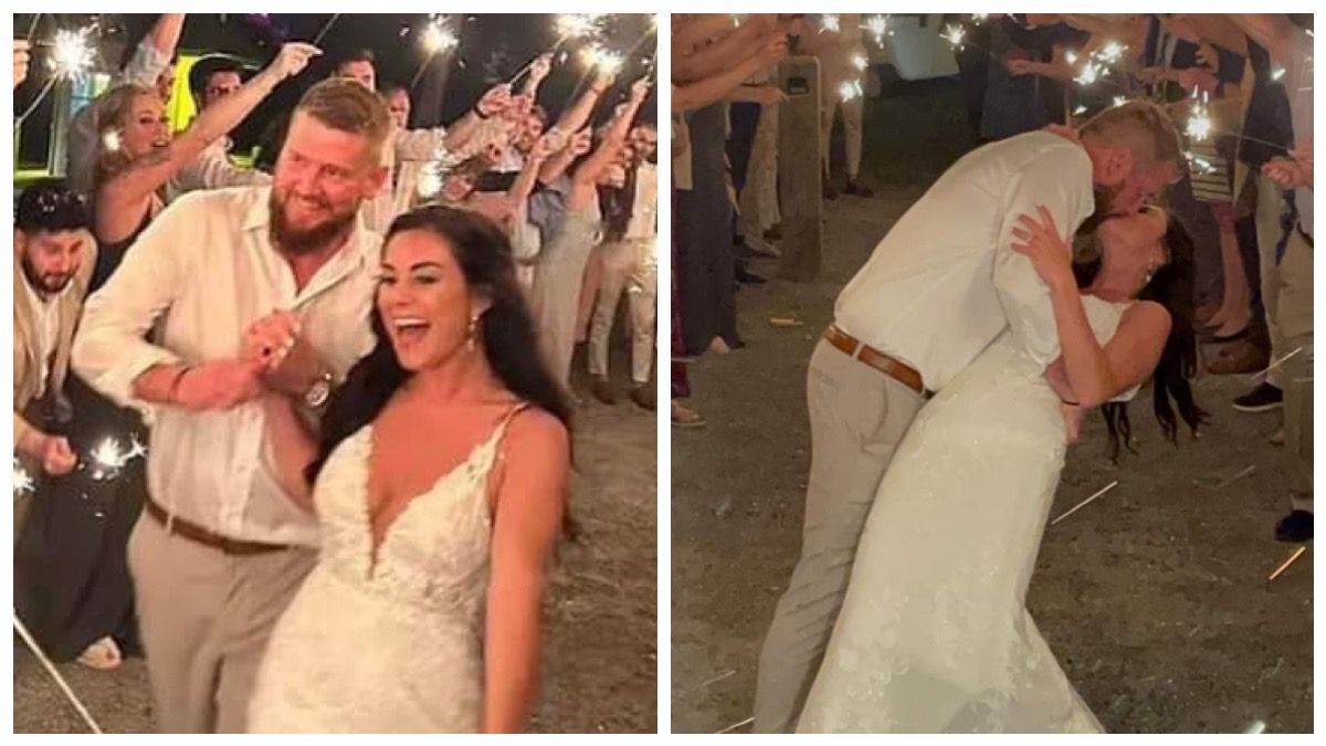 Samantha Miller y Aric Hutchinson