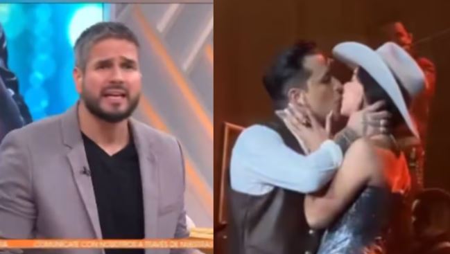 Daniel Arenas se refirió al romance de  Christian Nodal y Aguilar