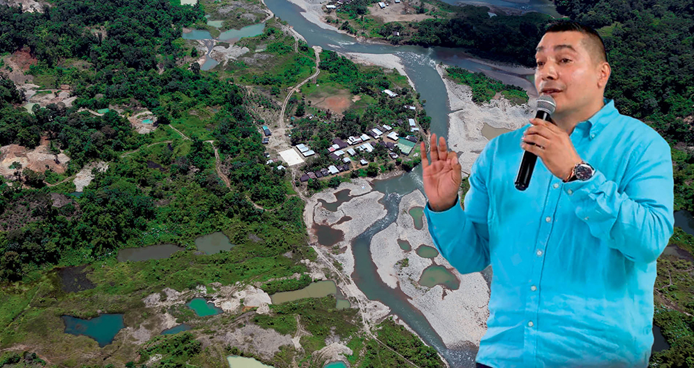 Octavio Guzmán, gobernador del Cauca, ha tomado las banderas de la defensa de la biodiversidad. 