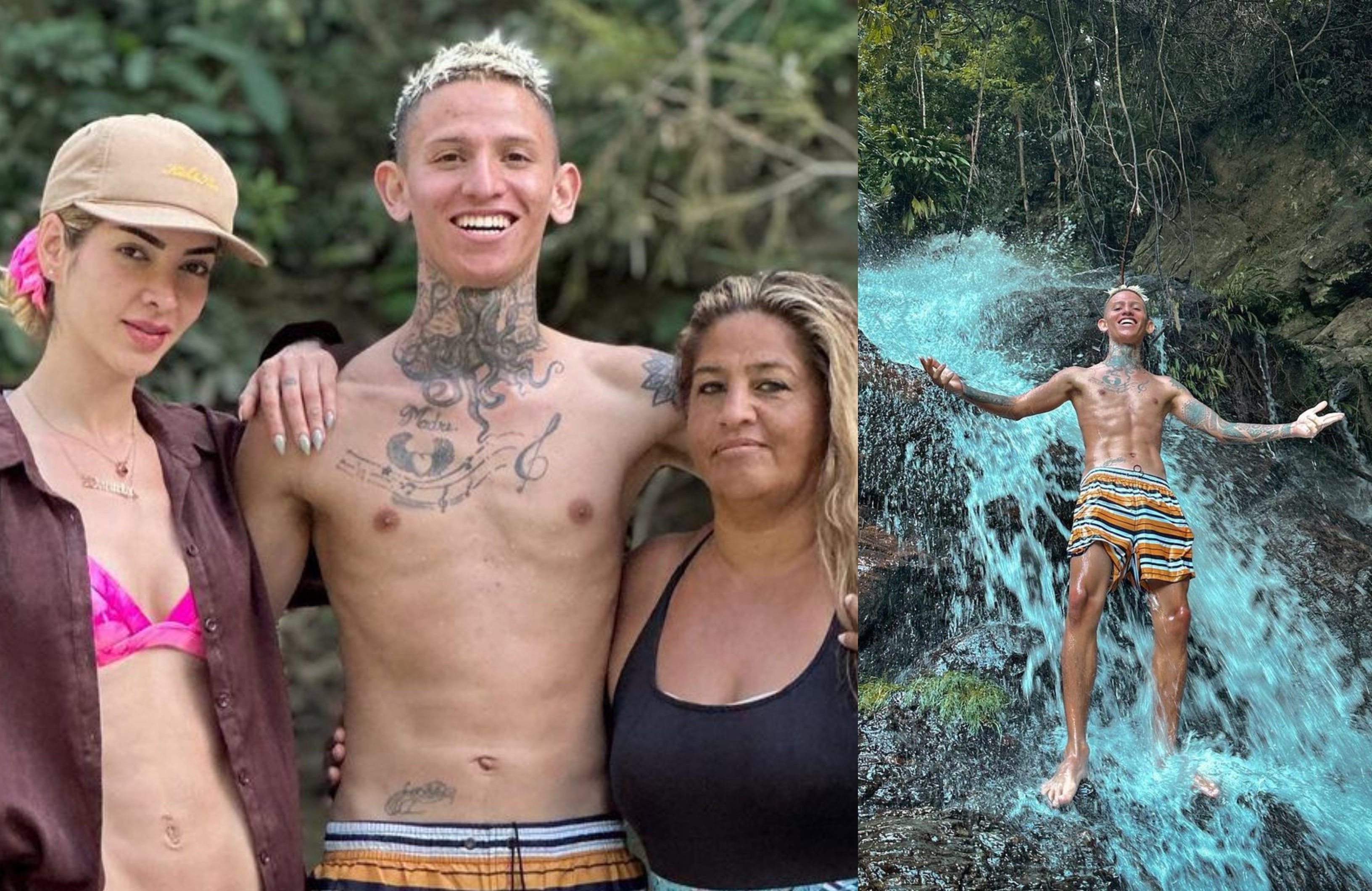 La Liendra y Dani Duke recibieron el 2023 con un paseo muy colombiano, pero  las críticas no faltaron