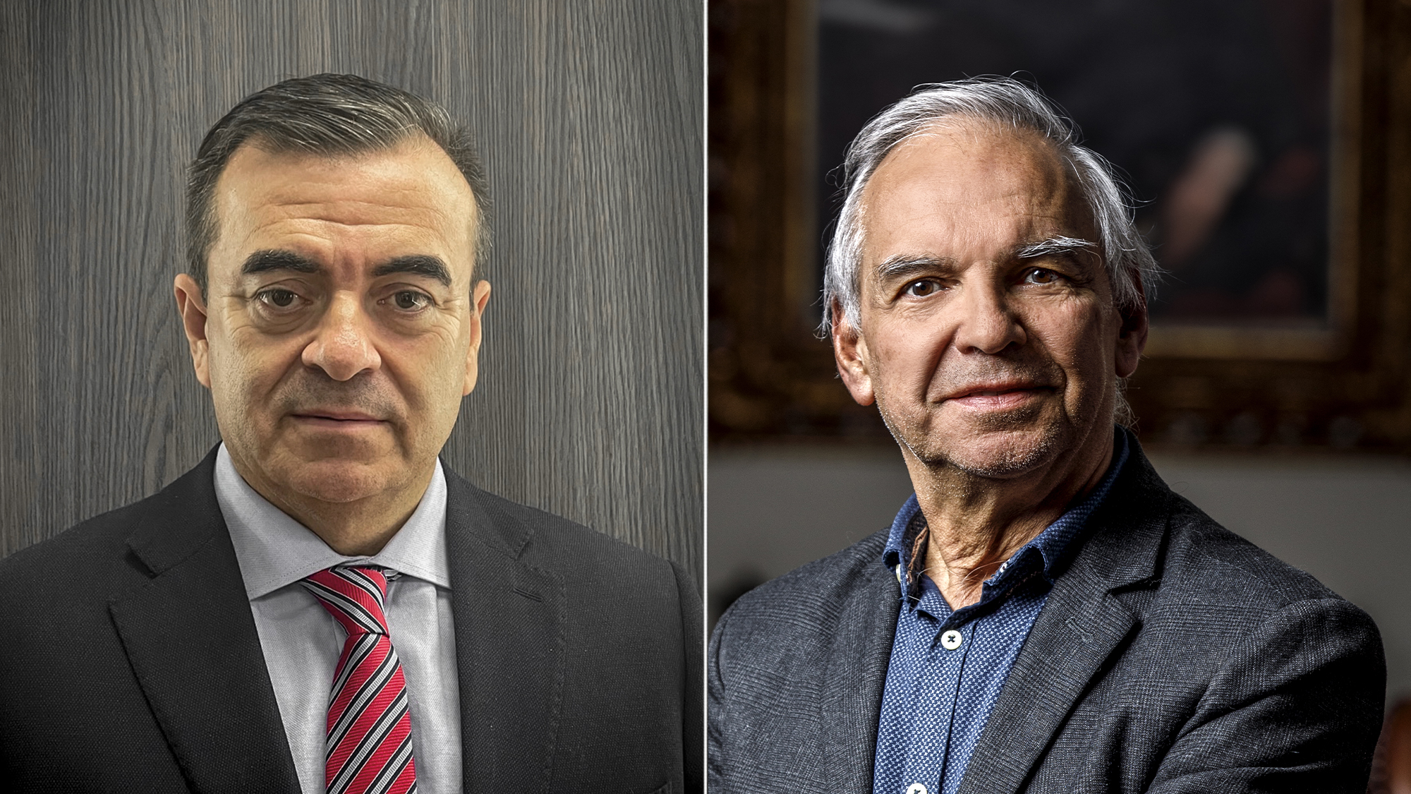 Olmedo López y Ricardo Bonilla