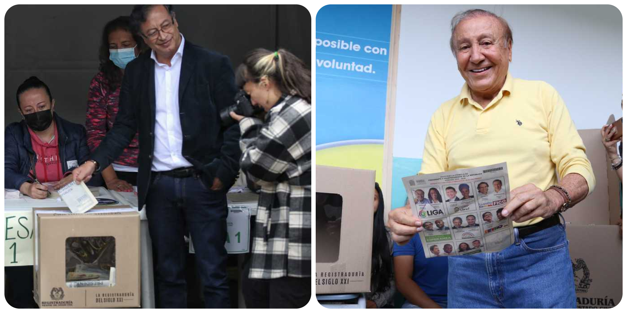 Los candidatos obtuvieron las mayores votaciones, este domingo.