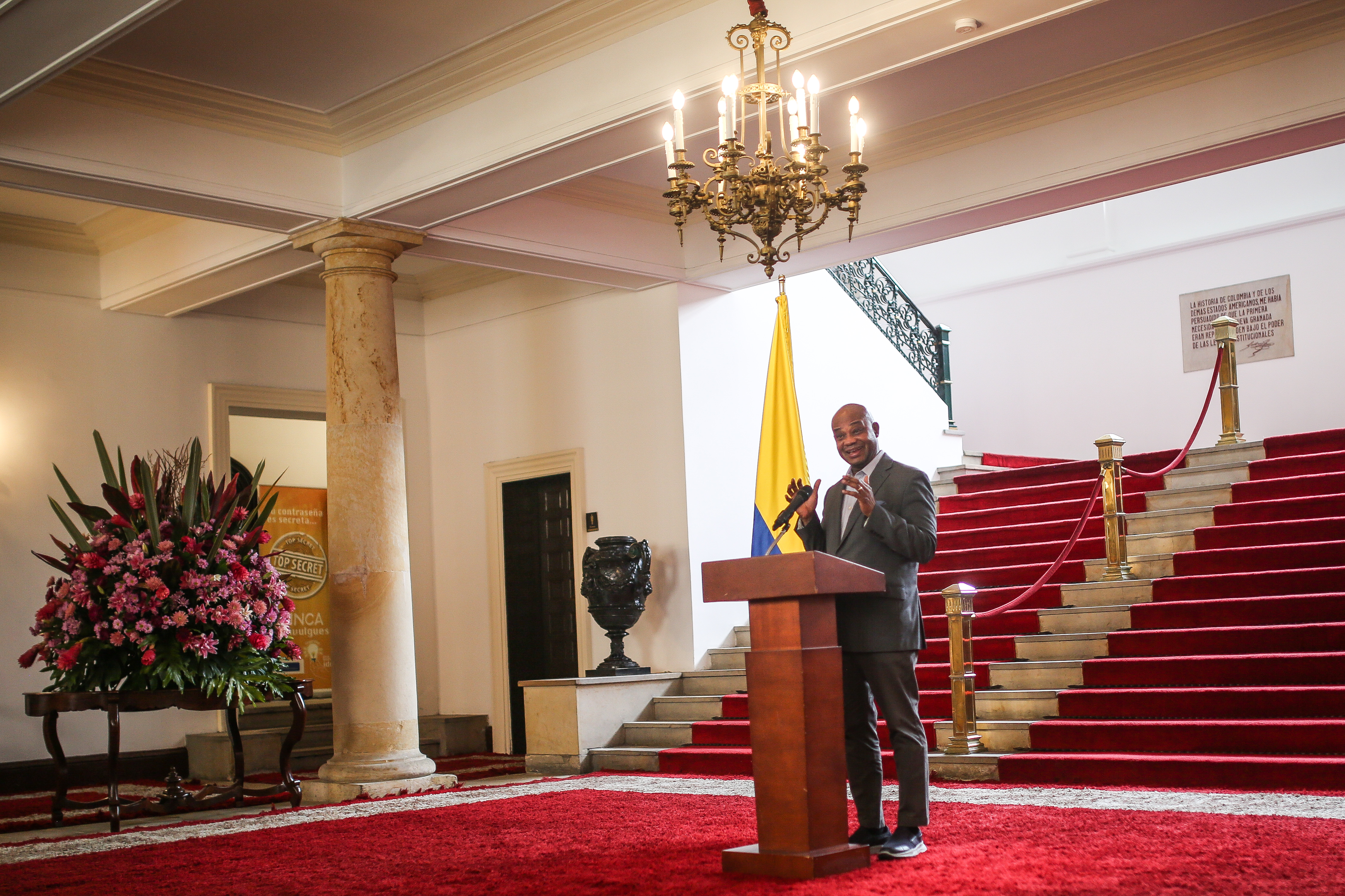 Rueda de prensa Cancillería, Luis Gilberto Murillo.