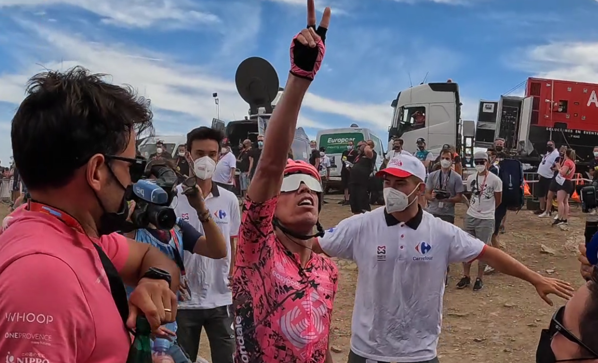 El colombiano se metió en el top 10 de la general.