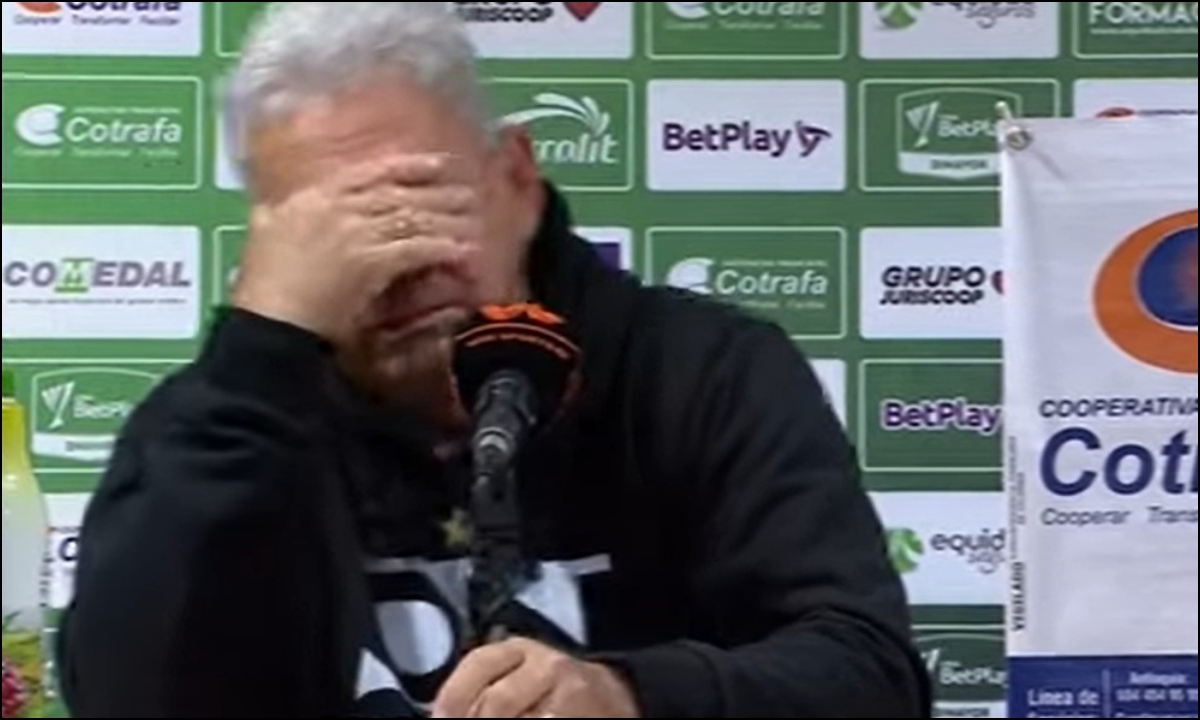 Hernán Darío Herrera, llora al hablar de Pedro Sarmiento