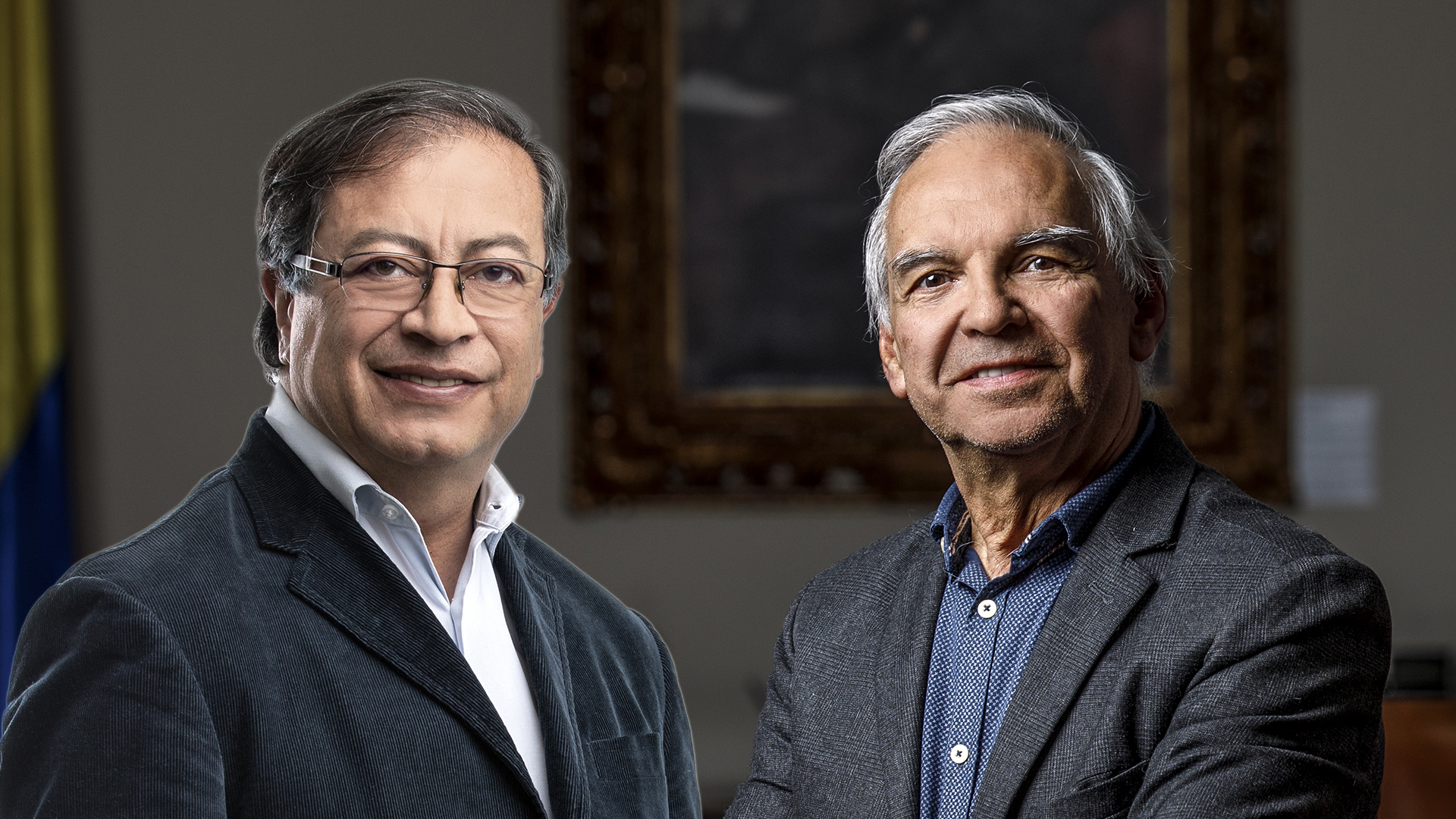 Gustavo Petro con Ricardo Bonilla