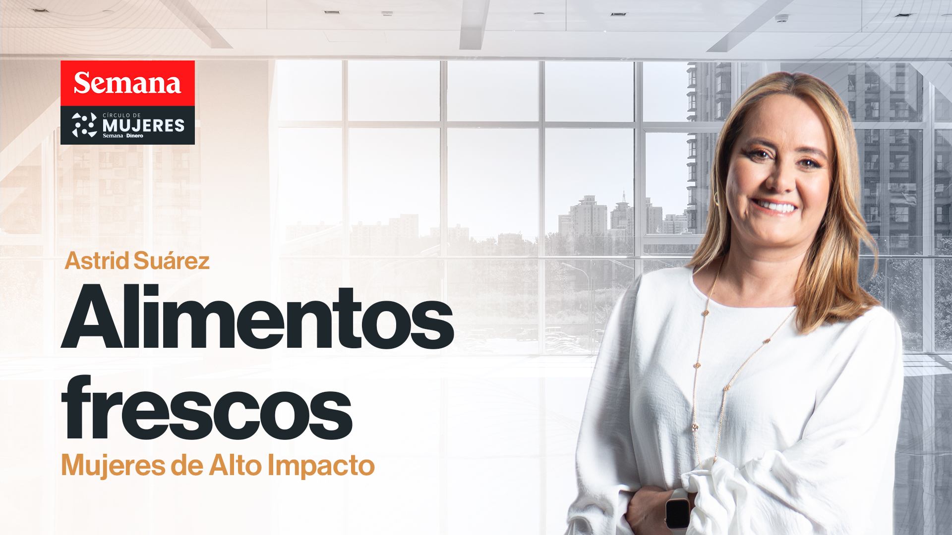 Astrid Suárez, gerente general de Green & Fresh.