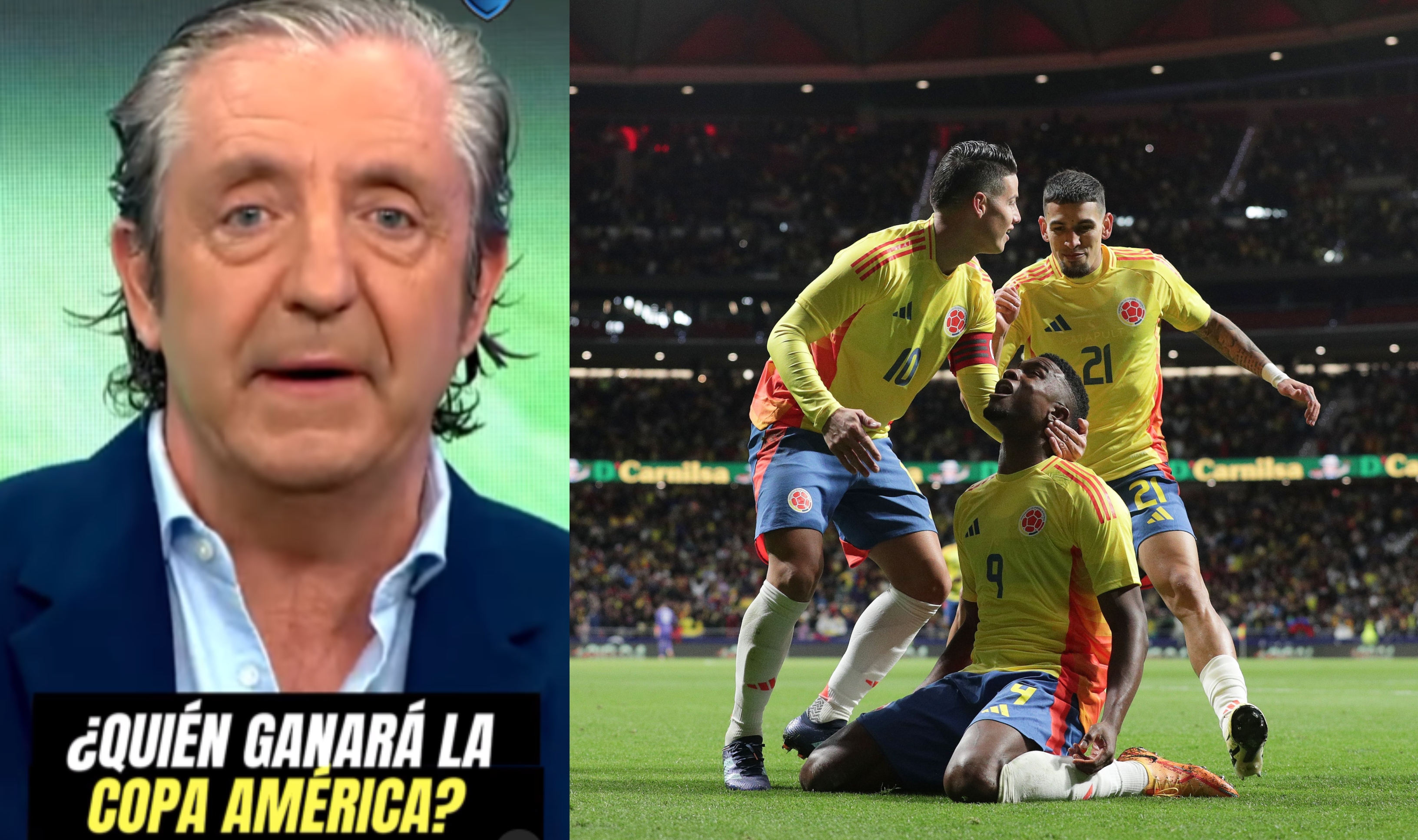 Josep Pedrerol le dio su voto de confianza a la Selección Colombia en la Copa América 2024.