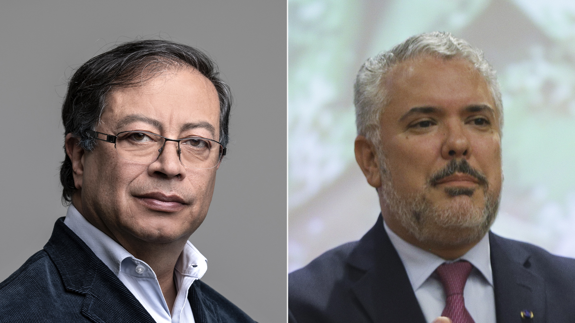 Gustavo petro e Iván Duque