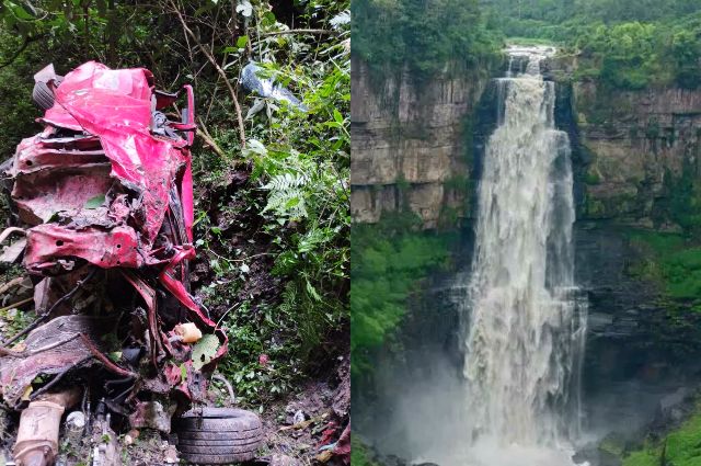Accidente en Salto de Tequendama.