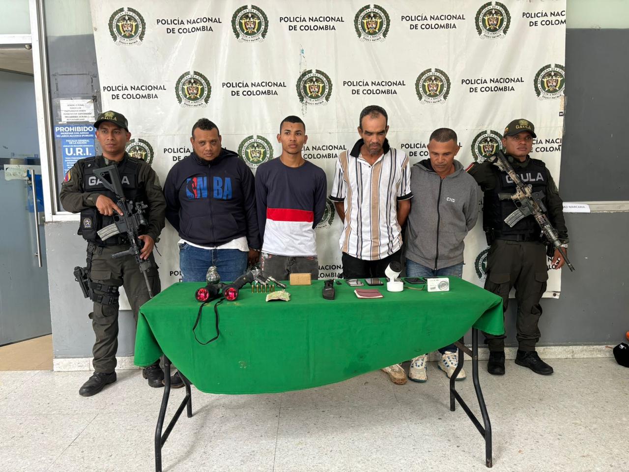 Capturados integrantes del Clan del Golfo en el Atlántico.