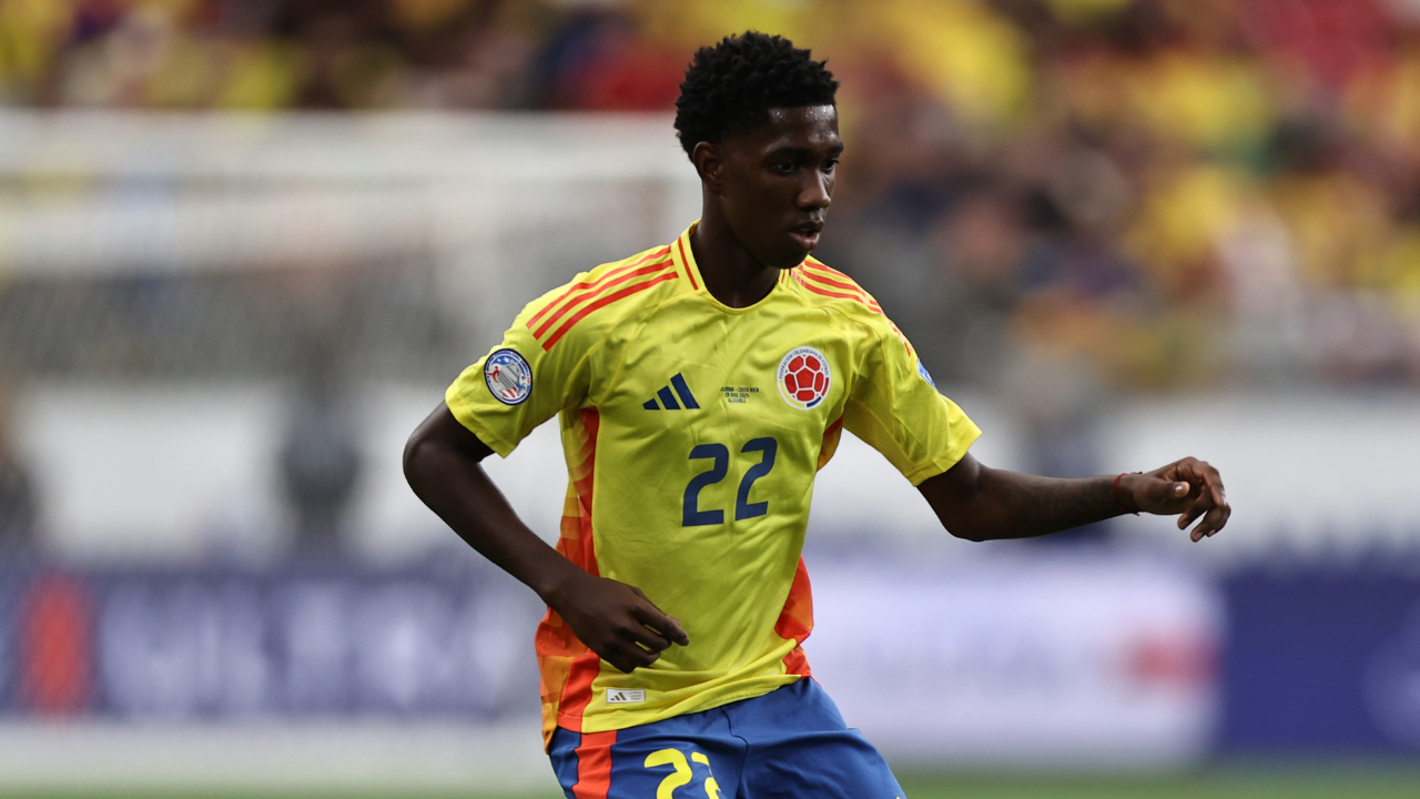 Yaser Asprilla con la Selección Colombia en Copa América