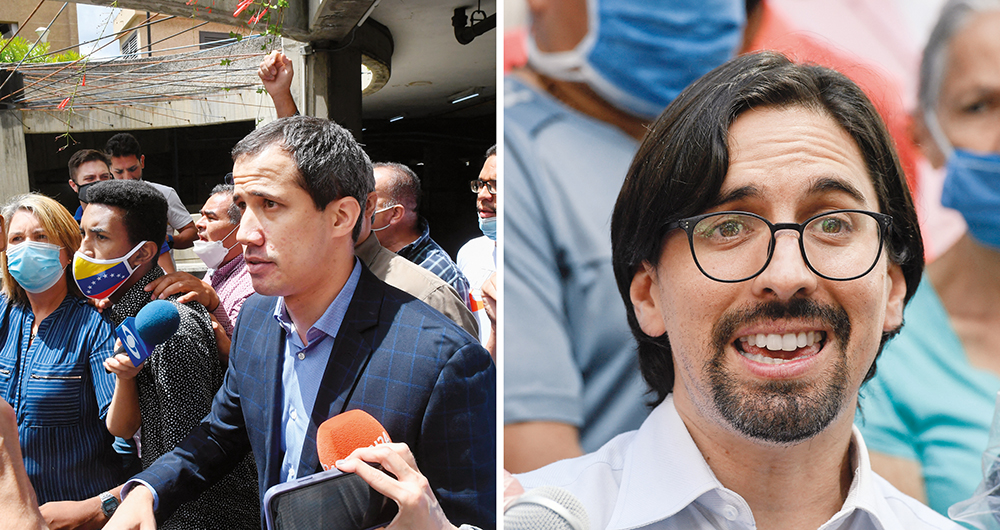 A Juan Guaidó y Freddy Guevara, opositores de Maduro, se les ha acusado, reprimido y detenido en su país.