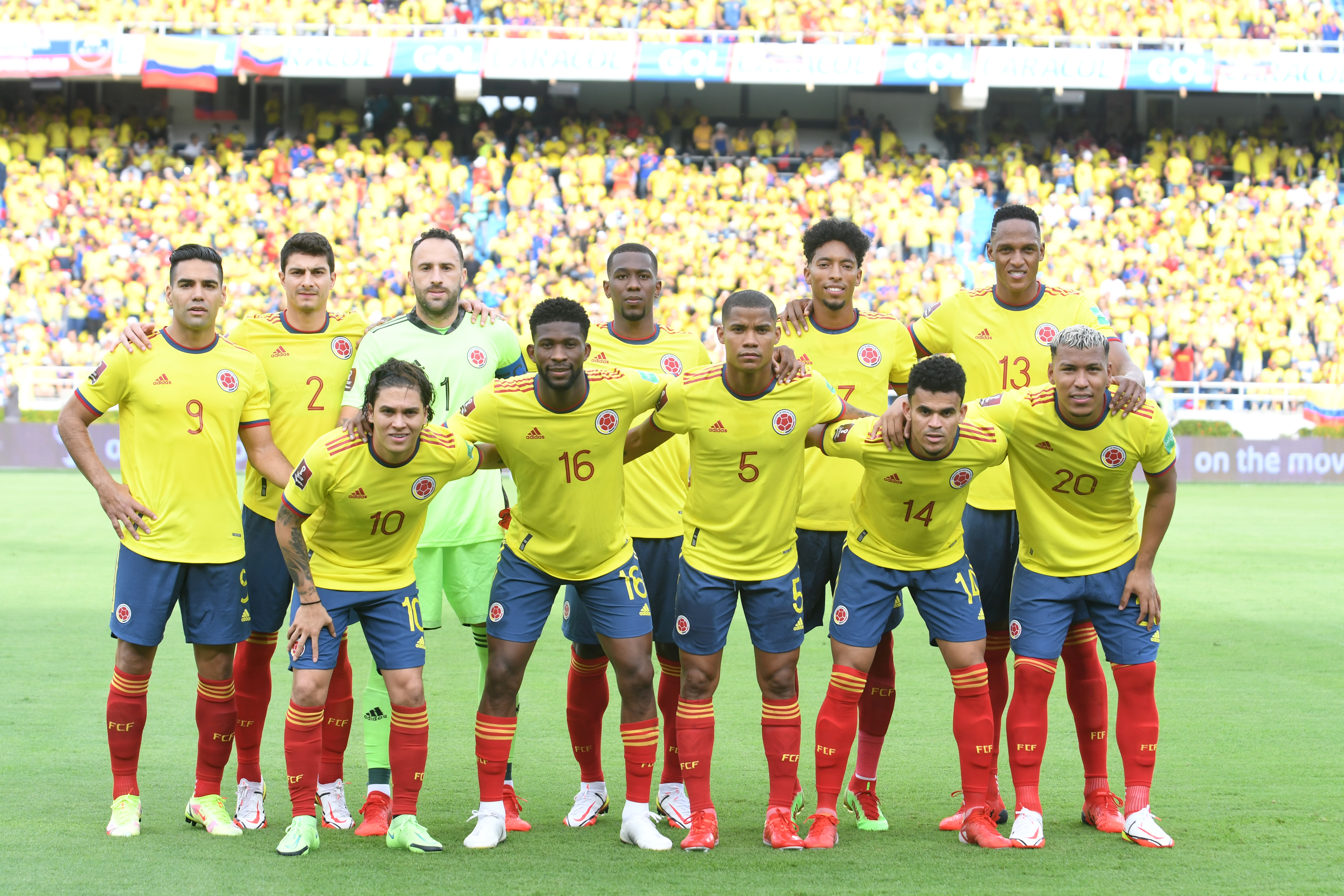 Encuentro amistoso entre la selección de Madrid y Colombia de