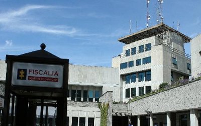 El búnker de la Fiscalía en Bogotá.  