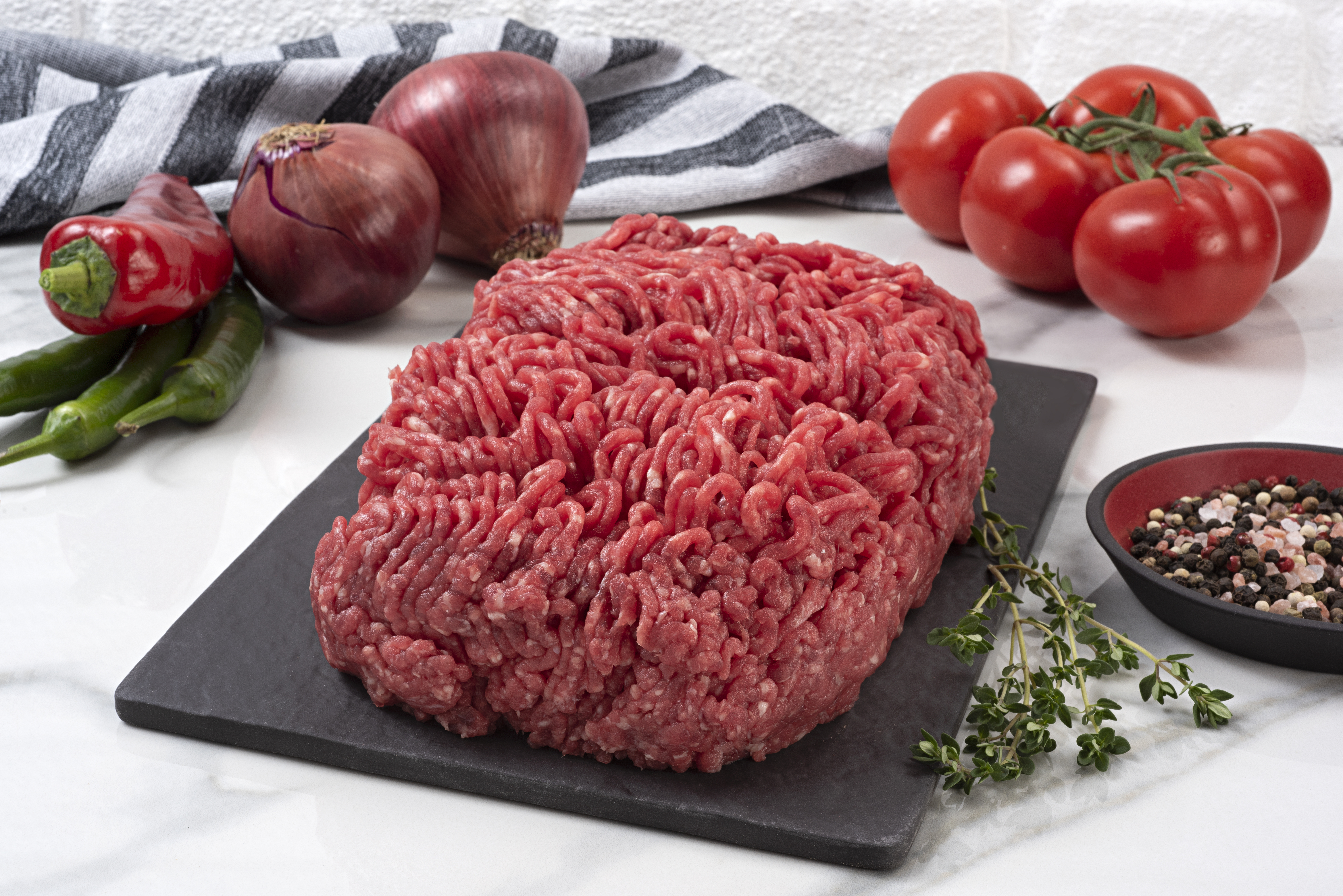 La carne molida no debe lavarse entes de cocinarla.