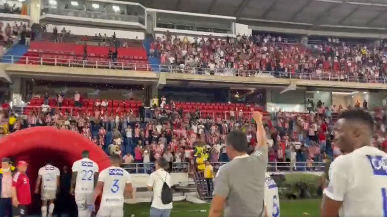 El partido terminó 1-0 a favor de Millonarios con gol de Jader Valencia