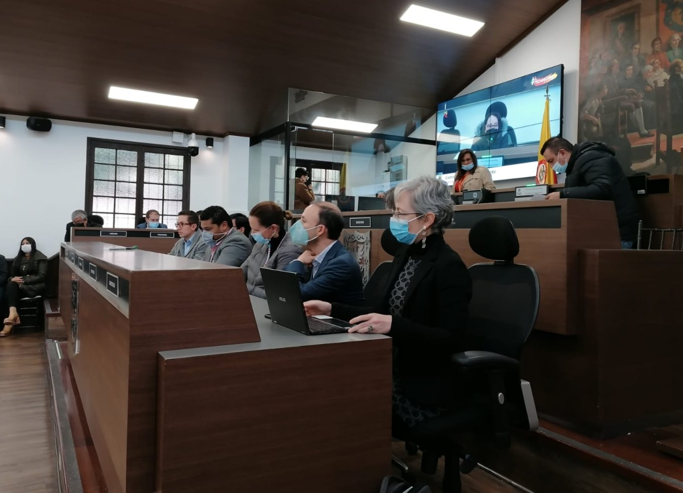 La secretaria de Planeación, María Mercedes Jaramillo, participó del debate de control político sobre Región Metropolitana.