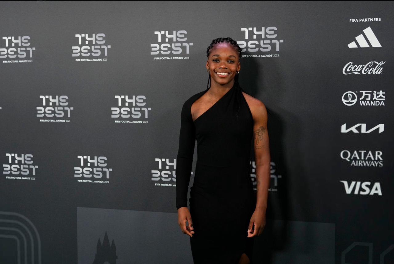 Linda Caicedo en la gala del premio The Best 2024.