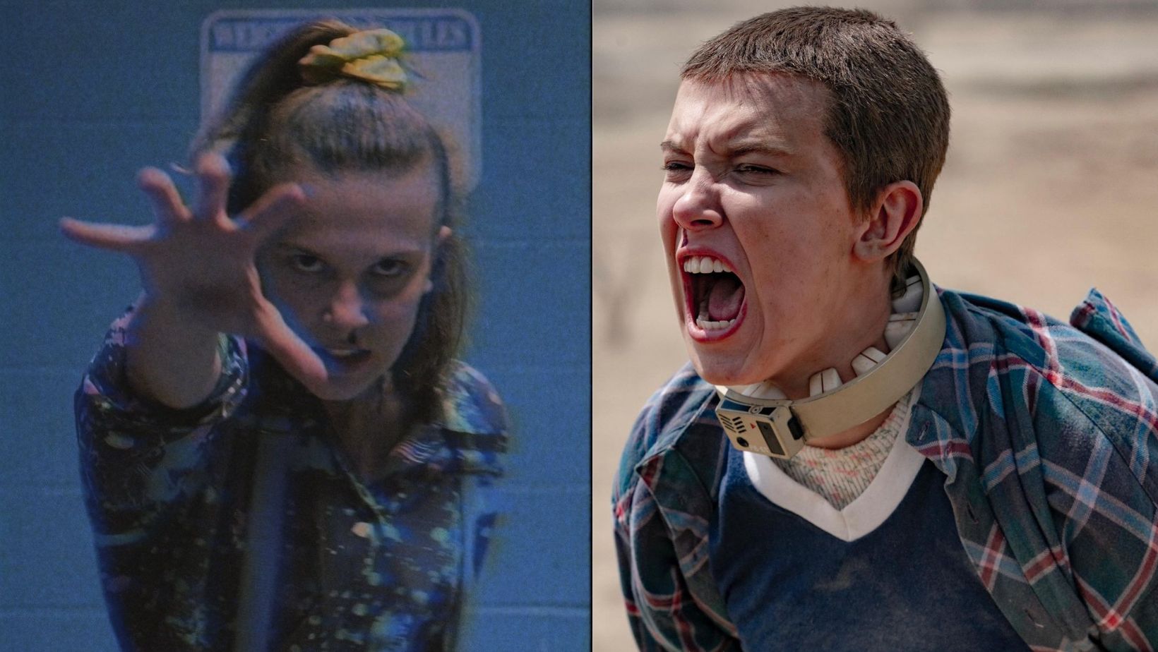Millie Bobby Brown interpretando a Eleven en 'Stranger Things'