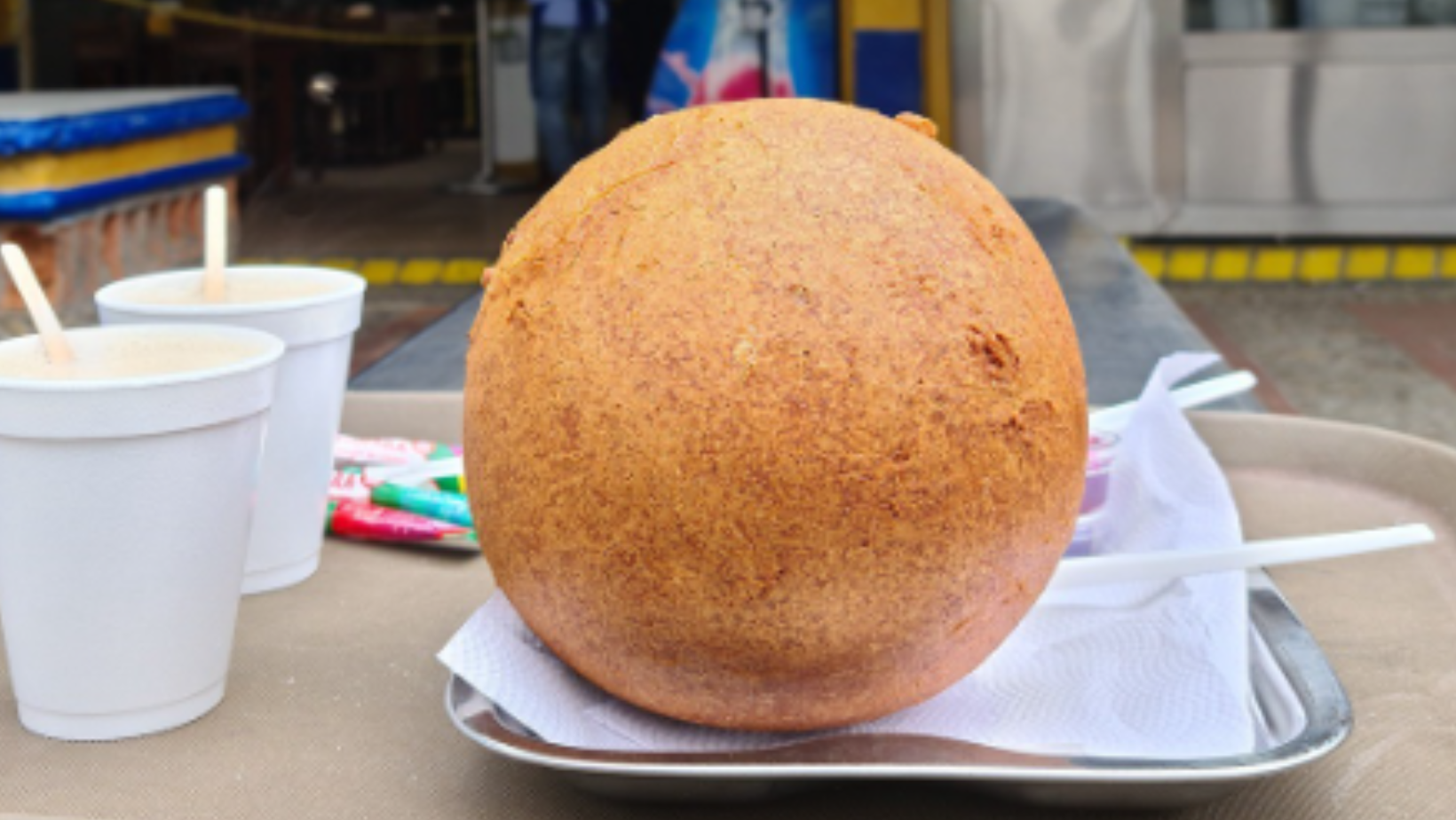 Es lugar en  donde se hace el buñuelo más grande de Colombia
