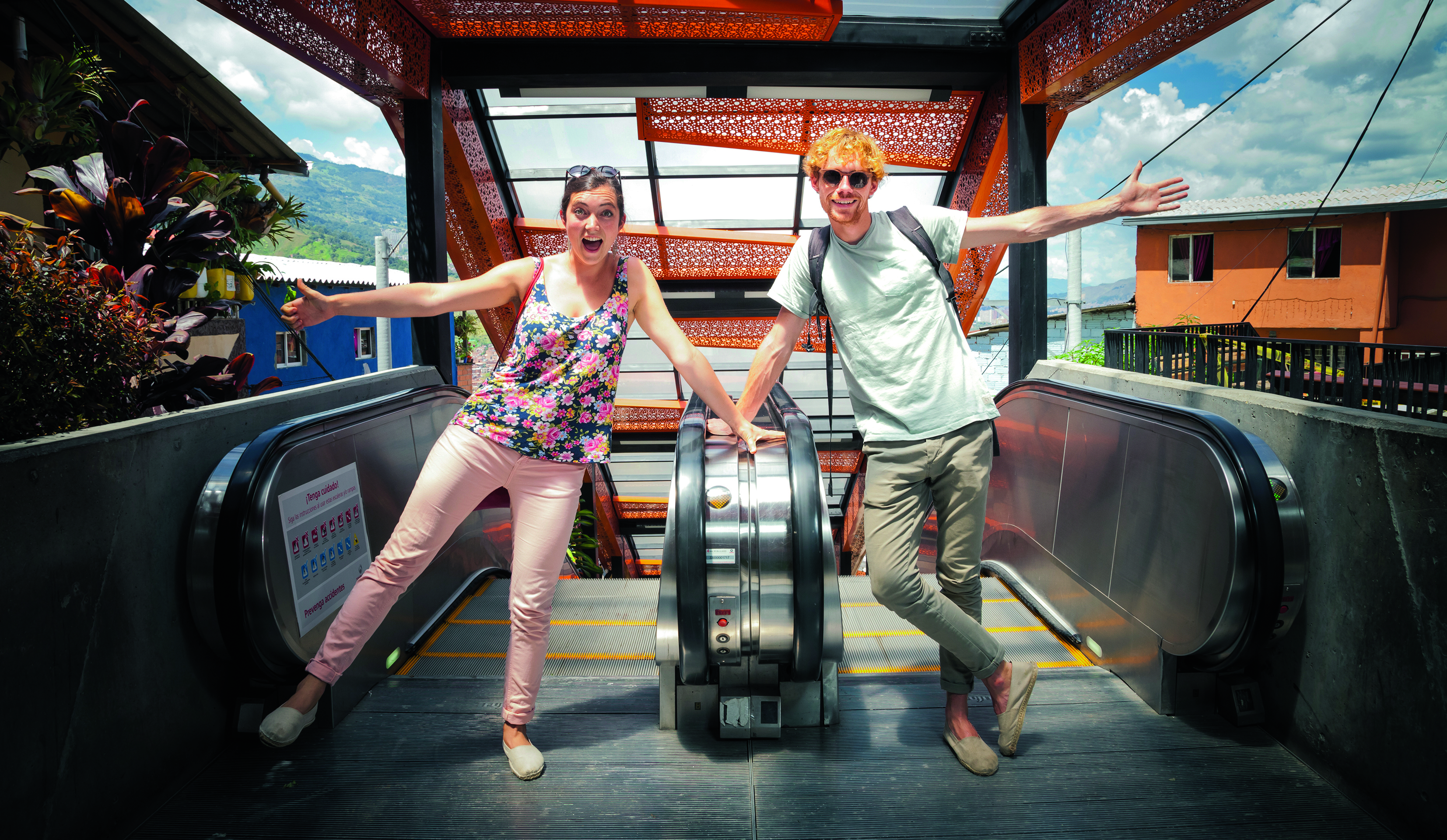 Escaleras Comuna 13.