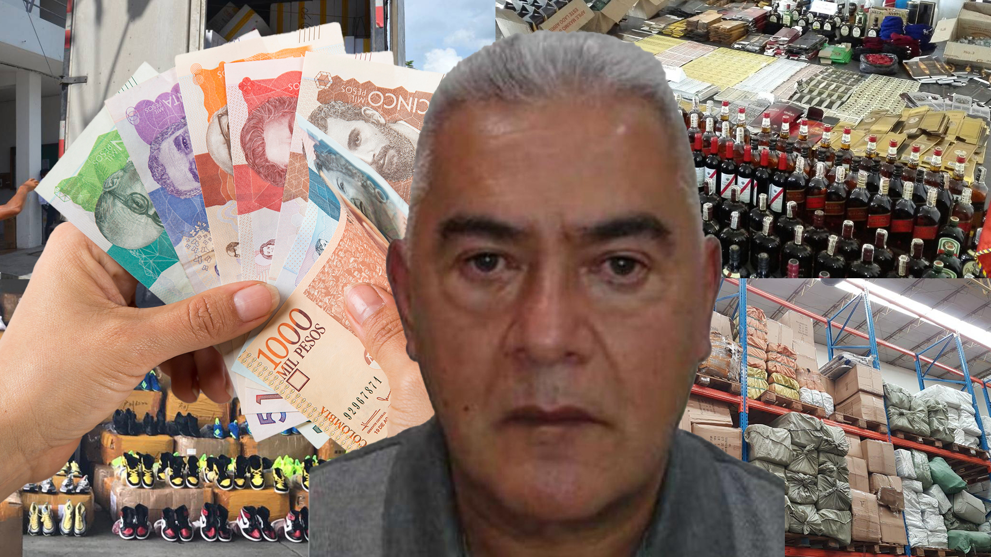 Papá Pitufo contrabando dinero