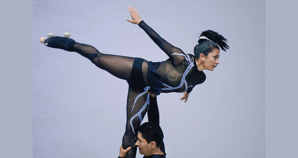 Carolina Otálora, fue una de las mejores patinadoras artísticas de Colombia. 