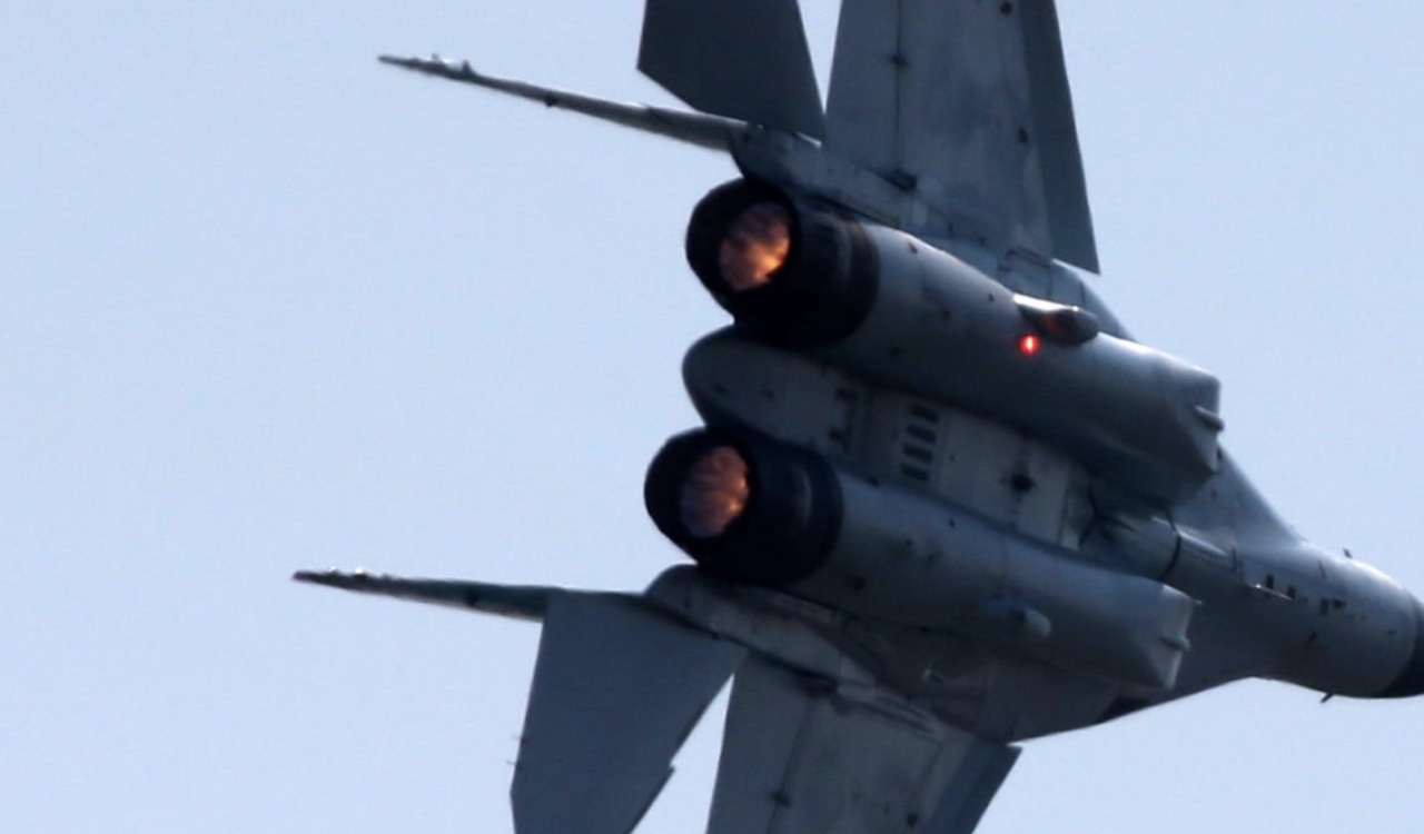 Así luce el MiG-31 que se estrelló en Rusia