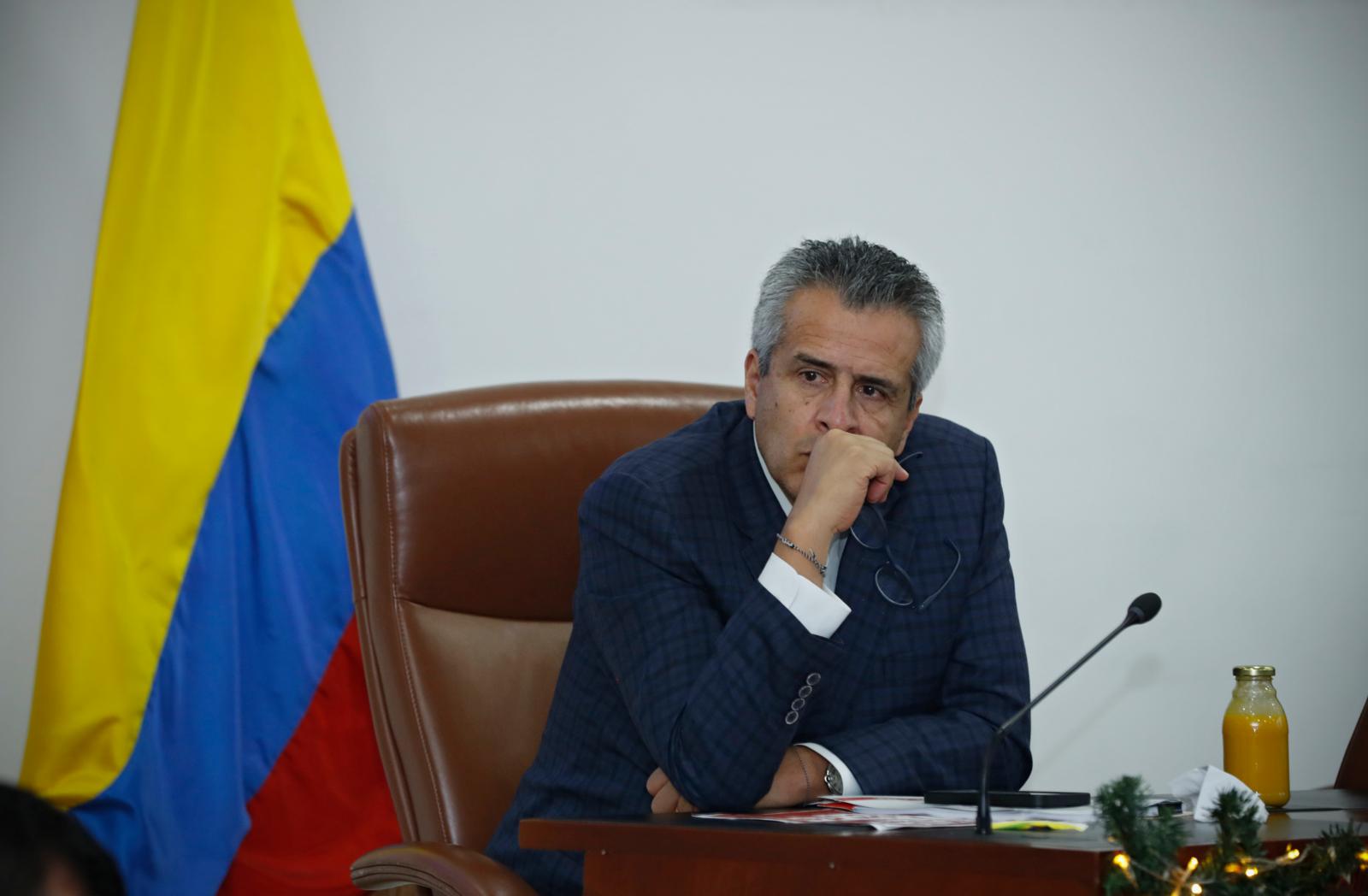 Ministro del Interior Luis Fernando Velasco
Reforma Laboral  primer debate en Comisión Séptima de la Cámara de Representantes
Bogota diciembre 14 del 2023
Foto Guillermo Torres Reina / Semana