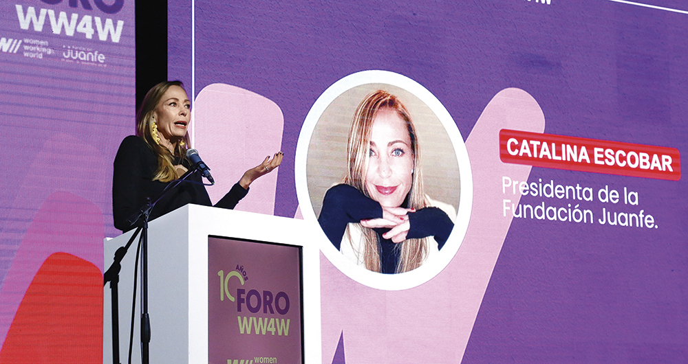 Catalina Escobar, presidenta de la Fundación Juanfe, habló del impacto de esta organización, que ha beneficiado a más de 288.000 personas.