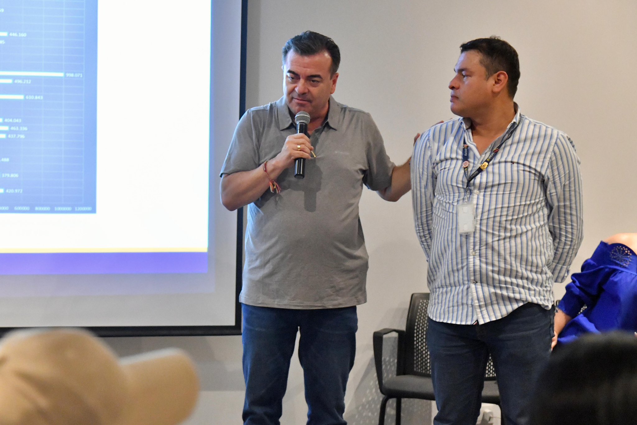 Olmedo López y Luis Carlos Barreto.