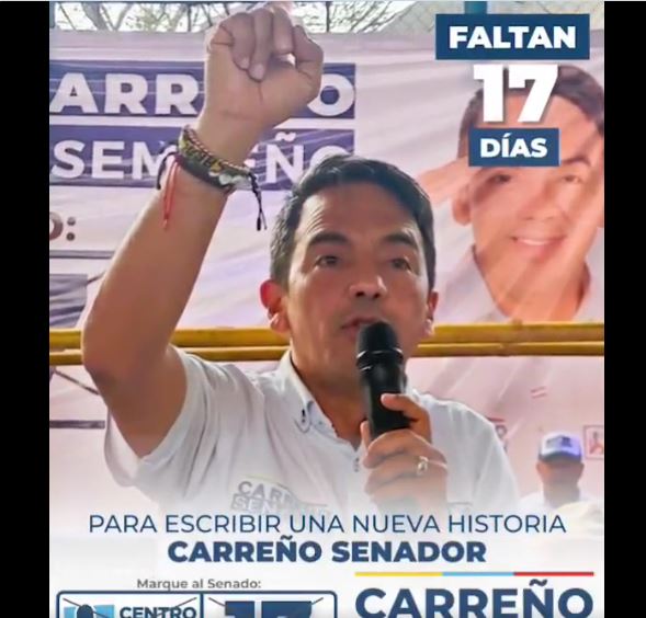 Corte cita a indagatoria al congresista José Vicente Carreño por nexos con paramilitares.