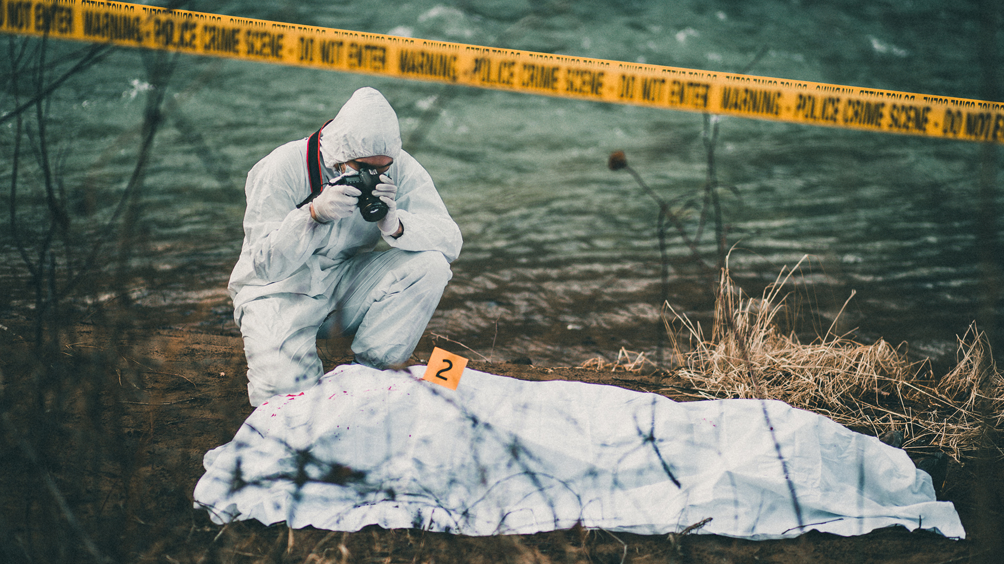 Photograph on the crime scene