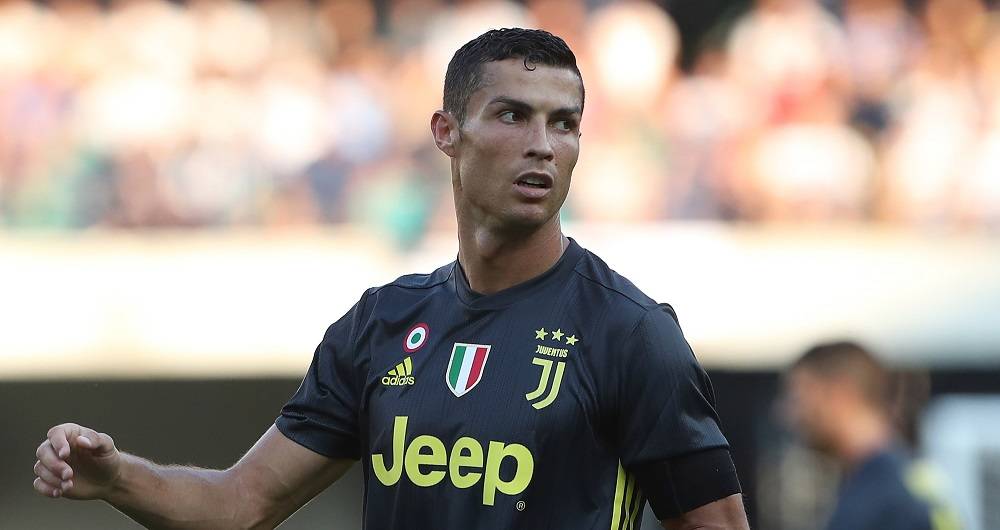 El futbolista Cristiano Ronaldo en el equipo Juventus 